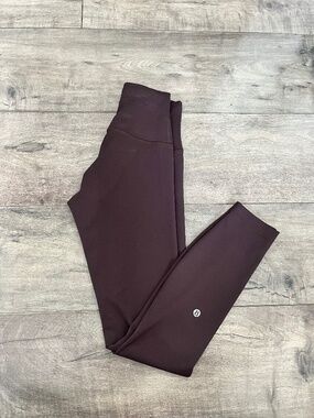lululemon wunder train brown size 2  25"